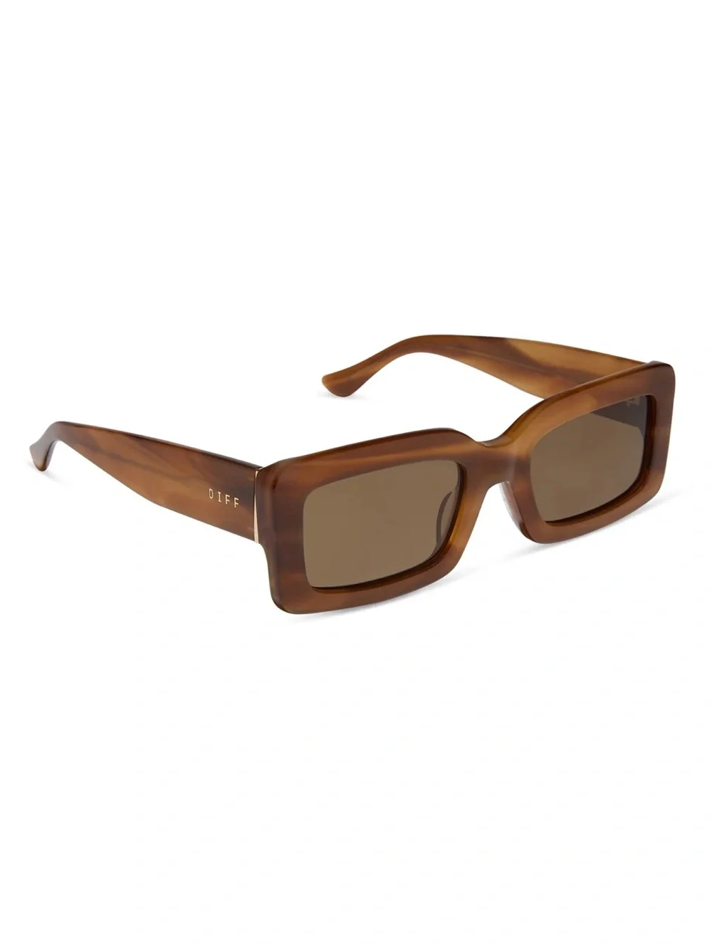 Diff Eyewear- INDY: Tawny Tortoise Brown Polarized Sunglasses